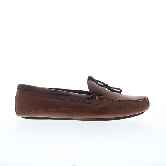 Hitchcock Mens Soft Sole Slippers Brown Shoes (NWT)